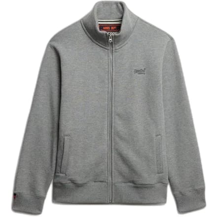 Superdry Essential Trainingsjack met Logo Grey Grootte: M