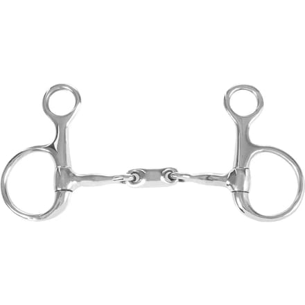 Baucher bit voor paard met dubbele loop Horze