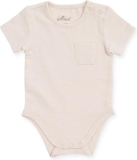 Jollein Romper korte mouw 74/80 Forest off-white