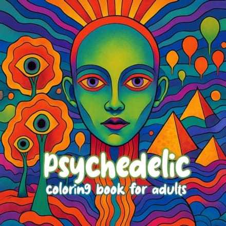 Psychedelic Coloring Book For Adults - Koekoek Kinderboek