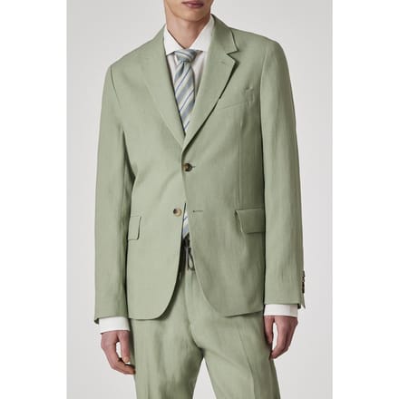 Paul Smith 2 Button Jacket Lt Greyish Green Taglia: 52 | Pantaloni da completo Outlet | Uomo | Verde