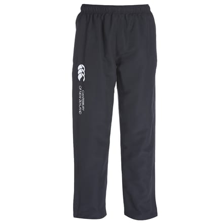 Canterbury Heren trainingsbroek met open zoom (Zwart)