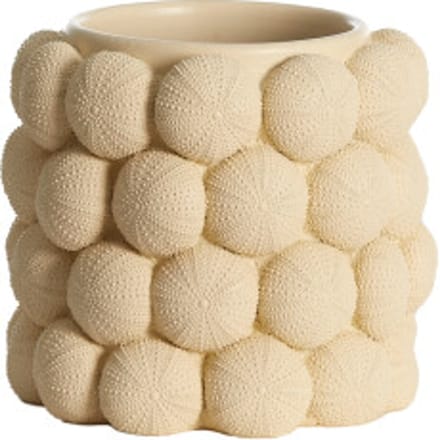 Light & Living - Vaas SEA URCHIN - Ø20.5x18cm - Wit