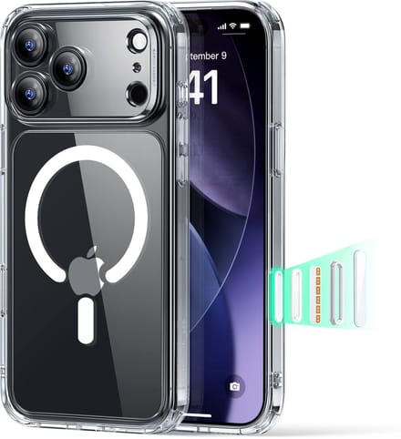 ESR Classic Hybrid Case iPhone 17 Pro Max, clear