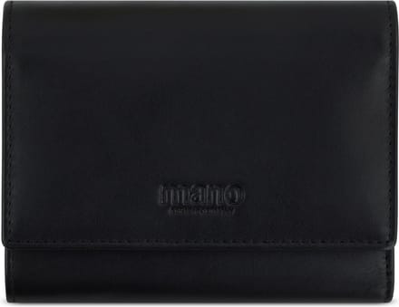 mano Leren Portemonnee Don Andrea RFID Continental Wallet Black Zwart