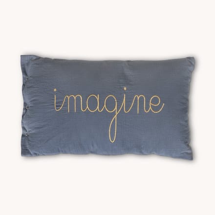 Atmosphera Kids Lili Imagine kussen - 50x30cm - Blauw