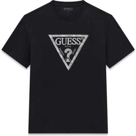 T-shirt Guess Triangle Leaves Embroide