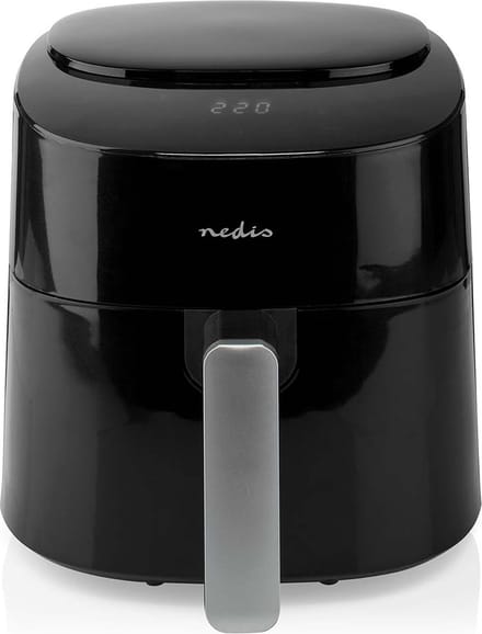 Nedis heteluchtfriteuse   4,2 l   Timer: 240 min   Aantal instelbare programma's: 8   Digitale bediening   Zwart