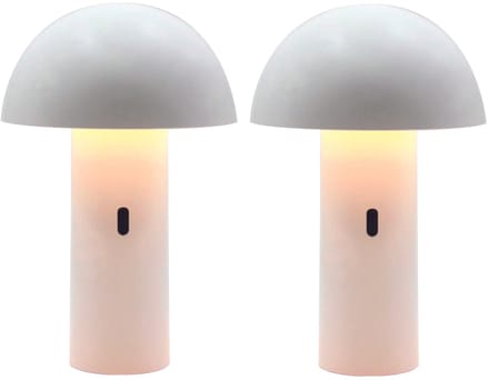 Set van 2 draadloze tafellampen H28CM TOD