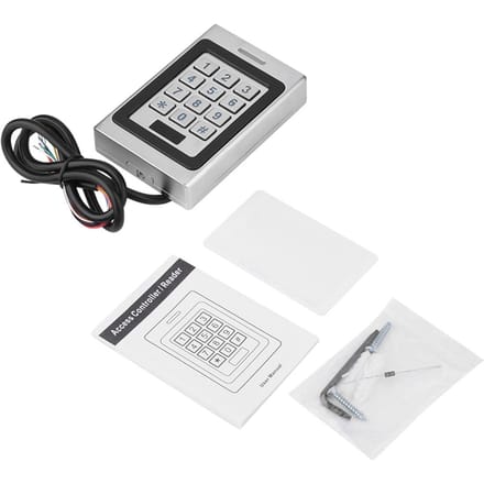 Système de contrôle d'accès de porte de sécurité à clavier avec carte RFID IP67 white