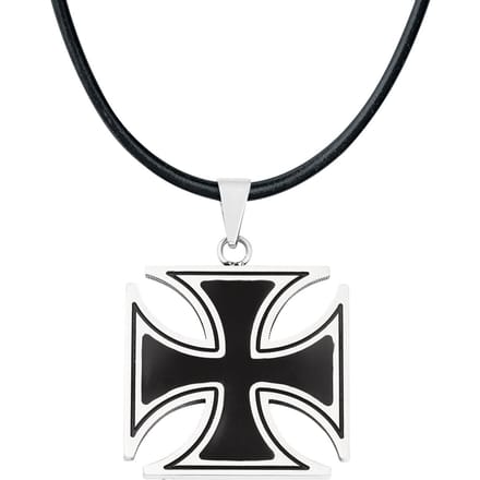 etNox hard and heavy Hanger - Black Iron Cross - voor Mannen - standaard