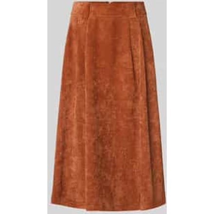 Midirok in ribfluweel-look