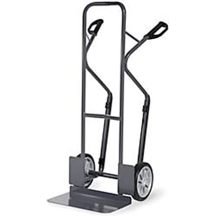 ESD steekwagen fetra - stalen -met ESD schep - dragvermogen 300 kg - leigrijs