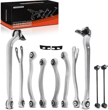 Frankberg 12-delige draagarm set vooras voor Audi A8 6.0L 2002-2010