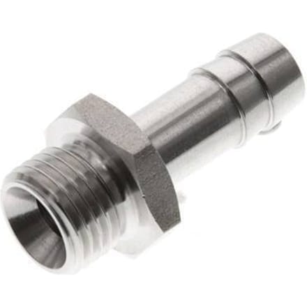 G 1/4'' Buitendraad x 9mm RVS Slangpilaar 40 Bar