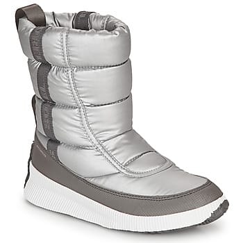 Sorel Out N About Puffy Mid, Vrouwen, Grijs, Sneeuw laarzen, maat: 36