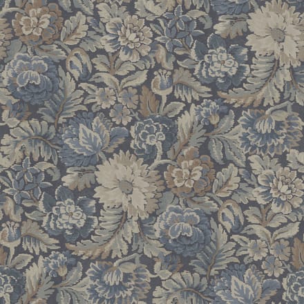 Boråstapeter Vliesbehang 3564 - Cottage garden - Bloemen Grijs - 53cm x 10.05m