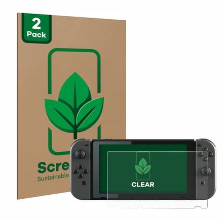 2 Stuks Screenprotector voor Nintendo Switch - Hoogwaardige Beschermfolie transparant