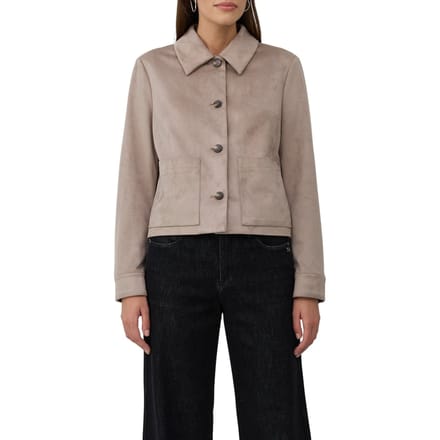 s.Oliver  Jackets Indoor Grey/black Maat: 44 | Korte Jassen Outlet | Dames | Taupe