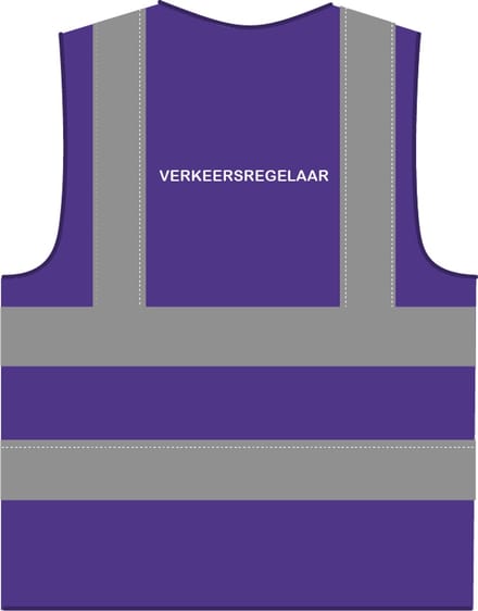 Verkeersregelaar hesje RWS paars