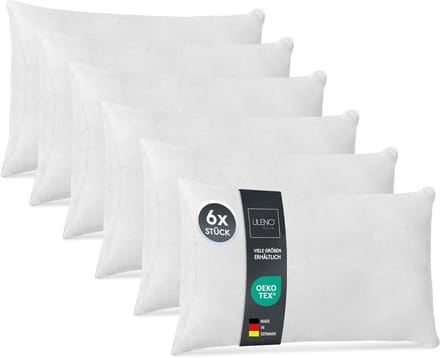 Set van 6 Binnenkussens 70x90cm - Wasbaar Polyester Kussenvulling voor Sofa en Sierkussen