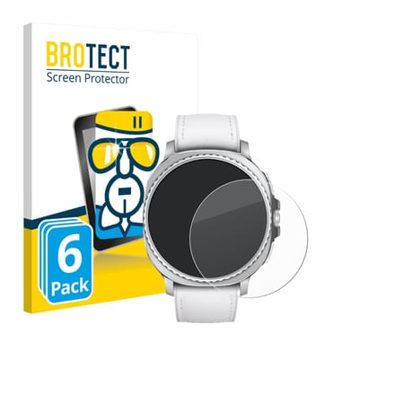 Screenprotector 6 Stuks voor Samsung Galaxy Watch 8 Classic (46 mm) Beschermglas transparant