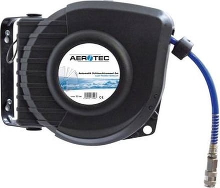 Aerotec 2009611 Pneumatische luchthaspel 8 m 10 bar Muurbevestiging