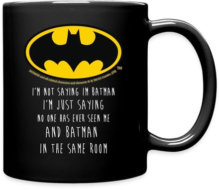 Batman I'm Not Saying Citaat Mok Uni