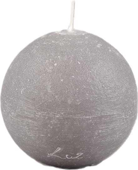 Rasteli Luz Your Senses kaars Bolkaars Muis Grijs D 8 cm per 2 stuks