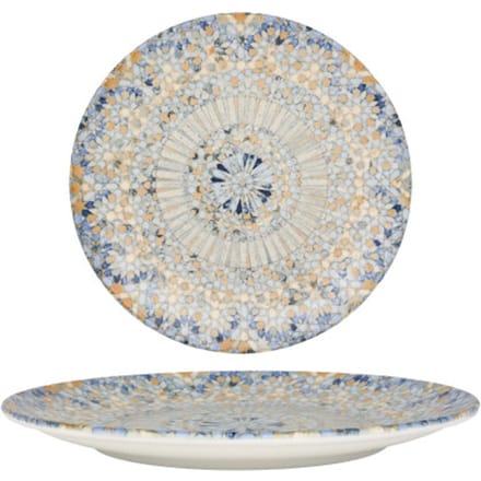 Bonna Dinerbord - Luca Mosaic - Porselein - 27 cm - set van 6