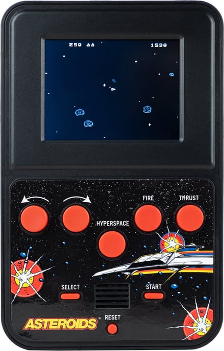 Asteroids - retro gaming handheld