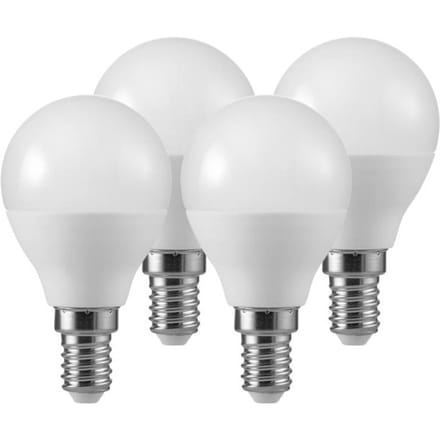 Müller-Licht LED druppellamp E14 3W 2.700K mat 3+1 Set
