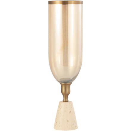 PTMD - Windlicht Tadh - Goud - 13x13x47cm