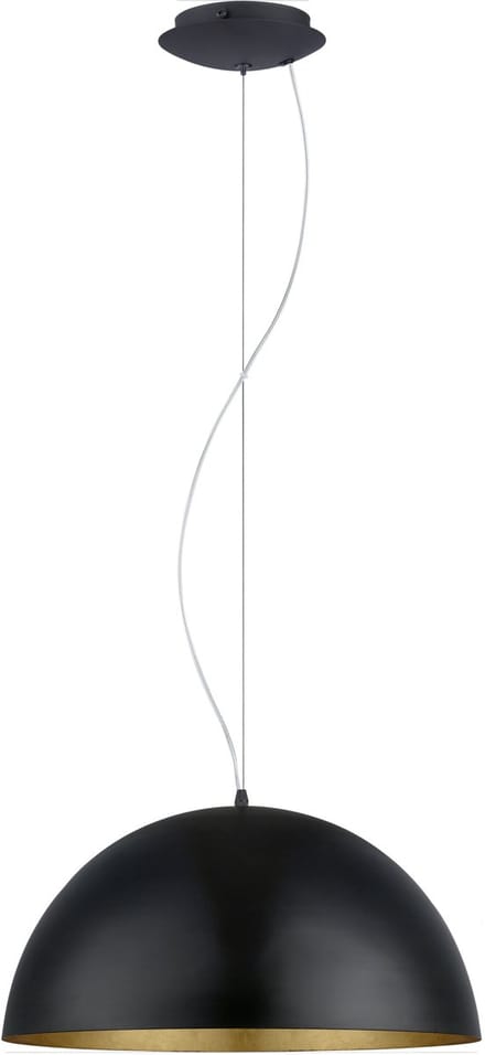EGLO Gaetano 1 Hanglamp - Ø38 cm - Zwart/Goud