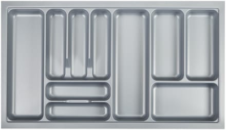 Orga-Box I Bestekbak zilvergrijs 900 mm voor Tandembox u. ModernBox