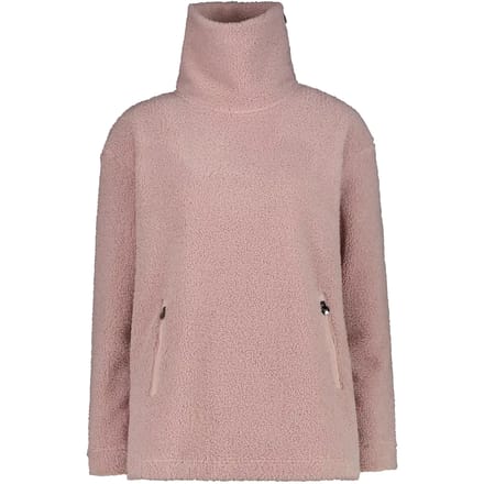 Dames fleece met nepbont CMP