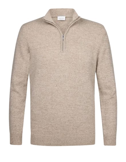 Profuomo  Lange Mouw Overhemden Zand Ppwj30029