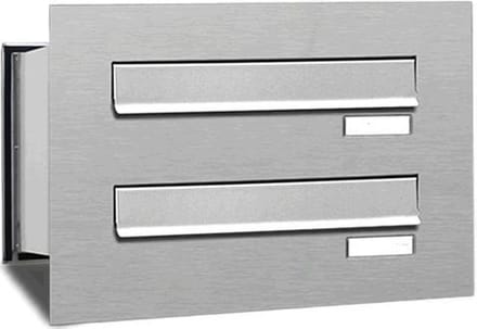 Inbouw brievenbus 2 adressen (inbouw) (1x2)