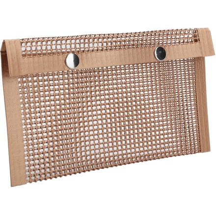 Anti-aanbak Barbecue Bak Grill PTFE Zak Hittebestendig Herbruikbaar Gaas voor Picknick beige