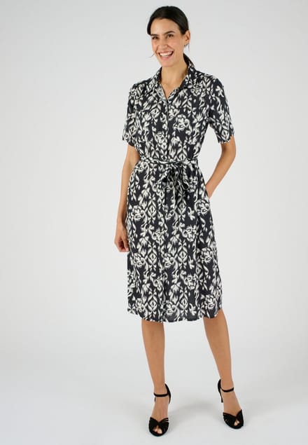 Damart - Overhemdjurk vezels zuivere viscose - Dames - Zwart - 52