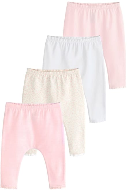 Next - Meisjes - Verpakking van 4 babyleggings - Roze