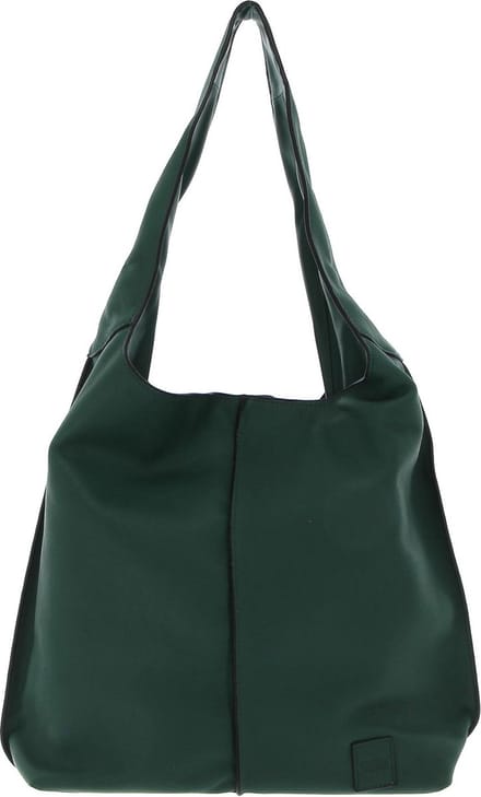 FREDsBRUDER Leren Schoudertas FB 100 IV Shoulderbag Emerald Donkergroen