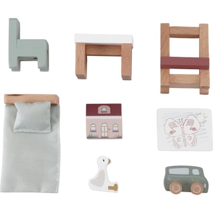 Little Dutch - Aanvulset Poppenhuis - Kinderkamer FSC