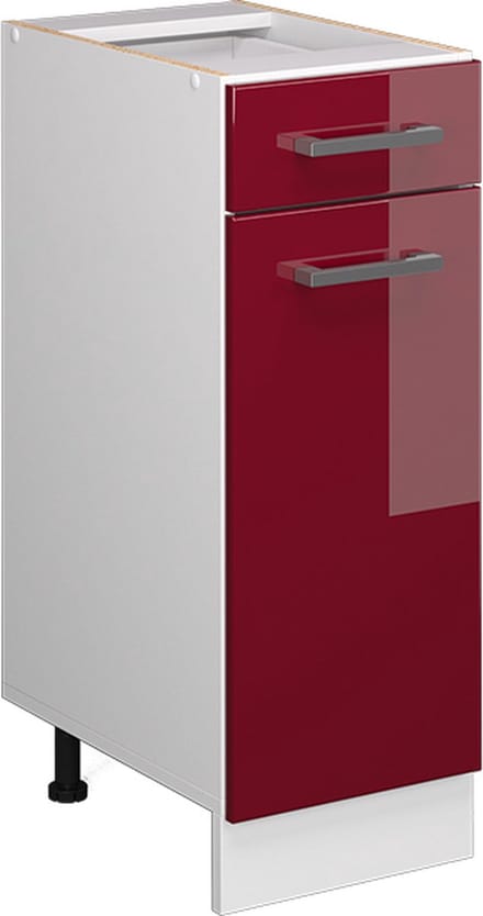 Vicco R-Line Keukenonderkast – 30 cm, WB Eik Rode hoogglans