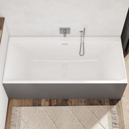Villeroy & Boch Subway 3.0 Duo bathtub 170 x 75 cm, with SilentFlow UBQ170SBW2TDV-01