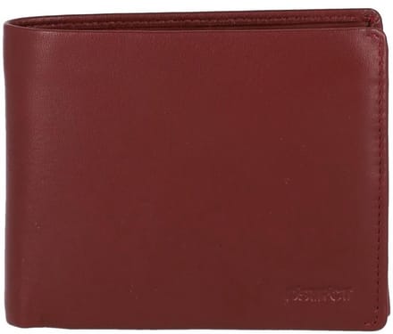DSTRCT Astana Road Portemonnee Dames & Heren - Billfold - RIFD - Leer - Rood