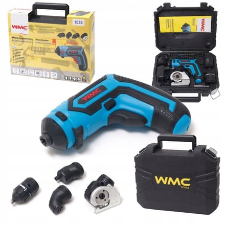 WMC WMC-1036 - Accuschroevendraaier - 4V - 36-Delige Set