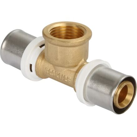 Fixomultix pers T-stuk schroefbus 20x1/2"x20mm