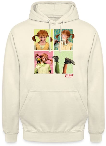 Pippi Langkous Portretten Van Pippi Hoodie Unisex