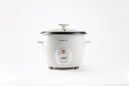 DOMO DO9176RK - Rijstkoker - 1,3L - Teflon coating - PUUR - Wit